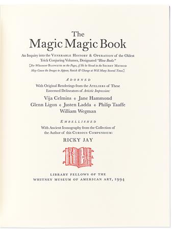 Jay, Ricky (1946-2018), et alia. The Magic Magic Book.